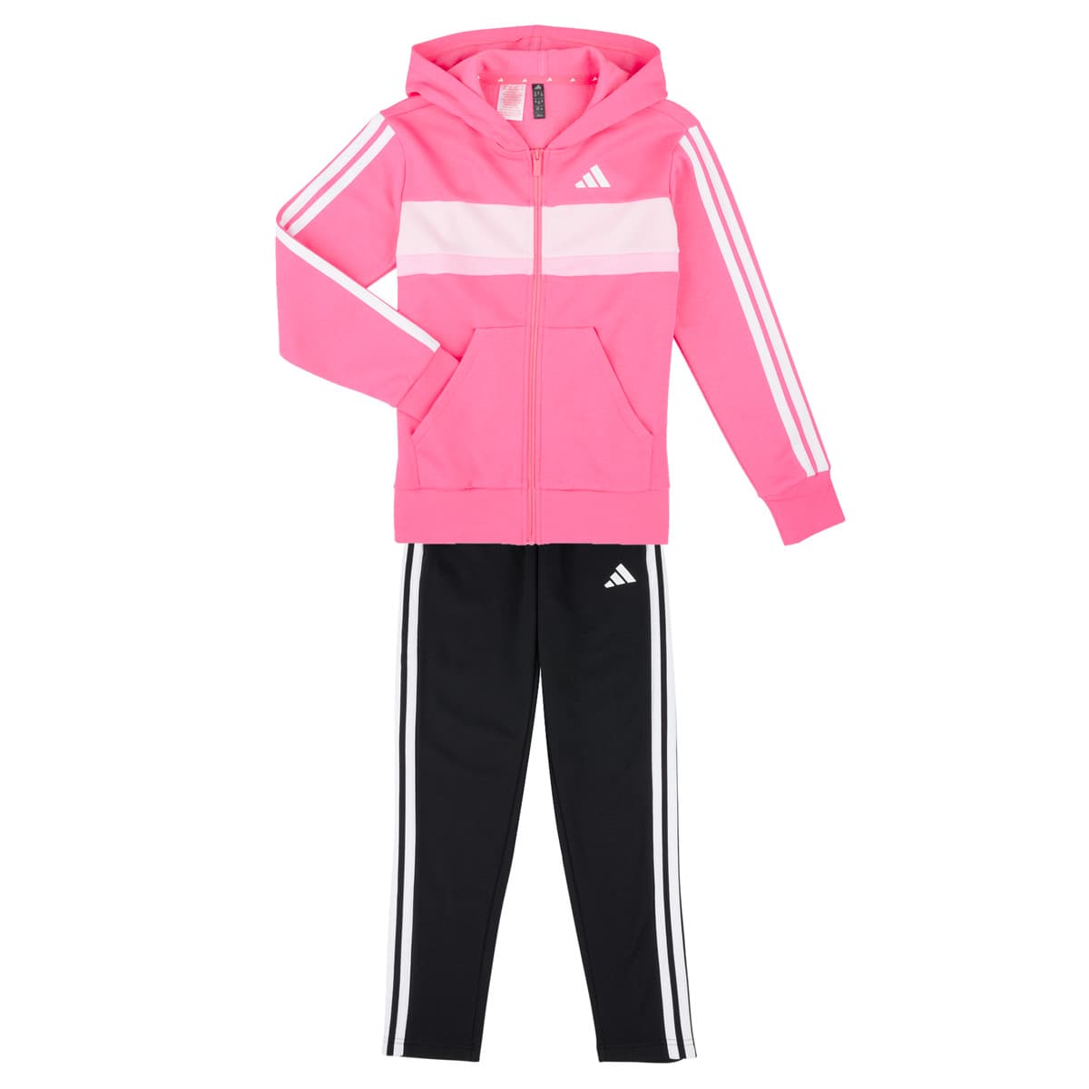 Σετ από φόρμες adidas Seasonal Essentials Tiberio 3-Stripes Fleece Track Suit Kids
