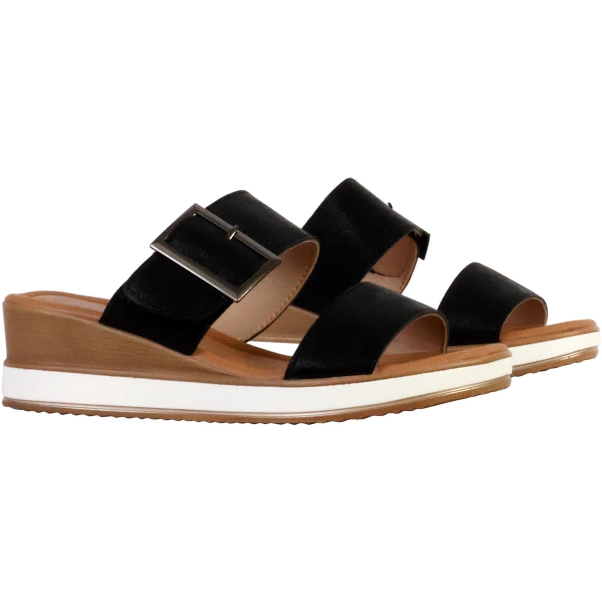 Women's Mules The Divine Factory Black