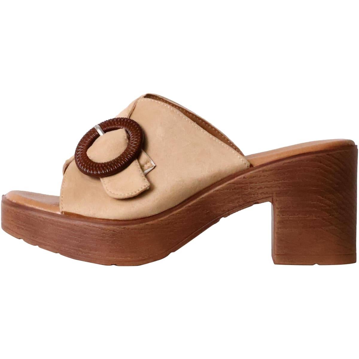 Women's Mules The Divine Factory Beige