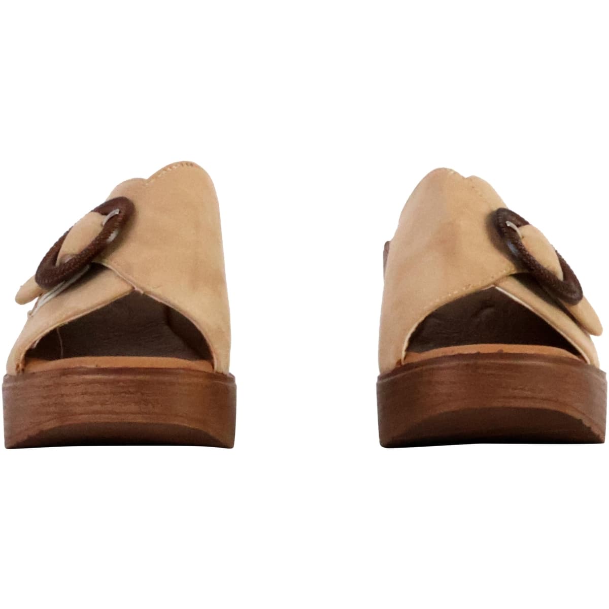 Women's Mules The Divine Factory Beige