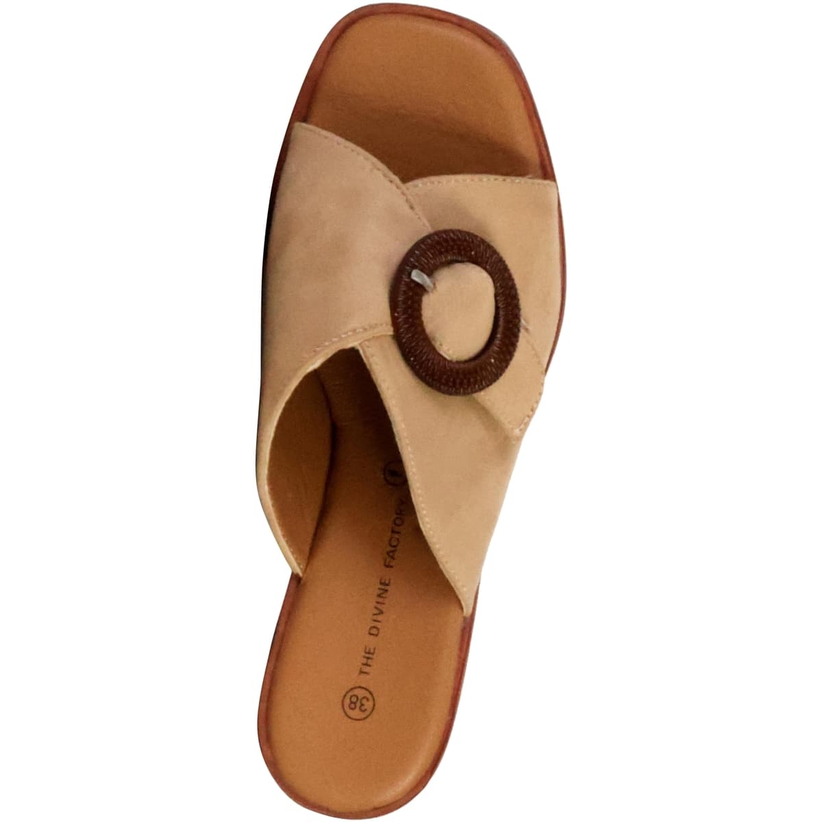 Women's Mules The Divine Factory Beige