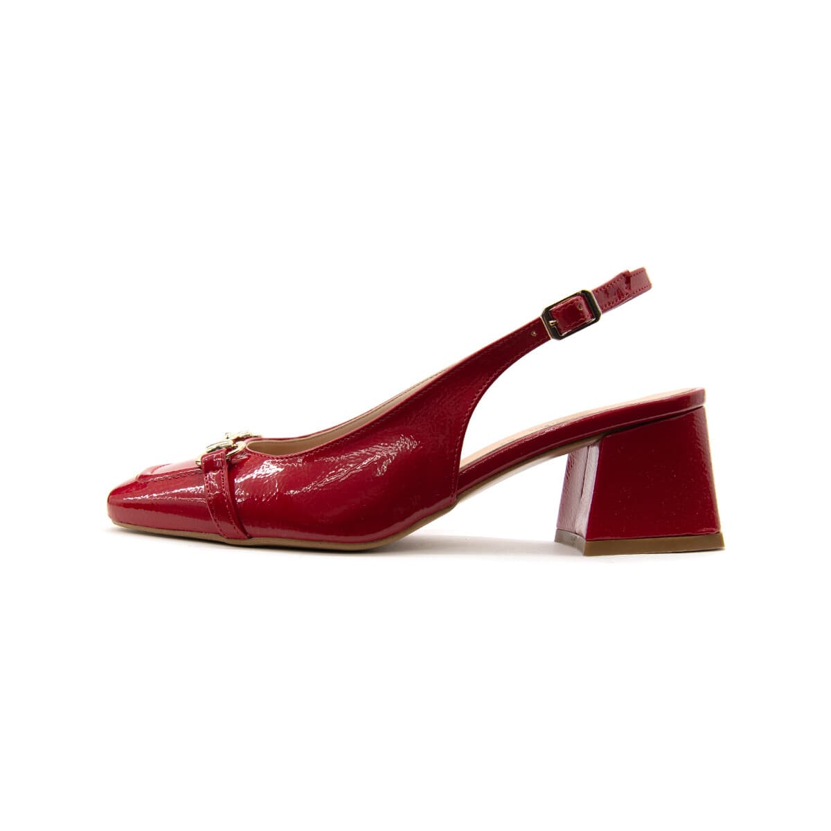 Γόβες Once PATENT LEATHER SLINGBACK MID HEEL PUMPS WOMEN
