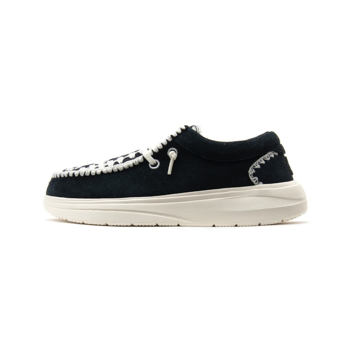 Μοκασσίνια HEYDUDE E70910 WENDY SUEDE CROCHET MOCCASINS WOMEN