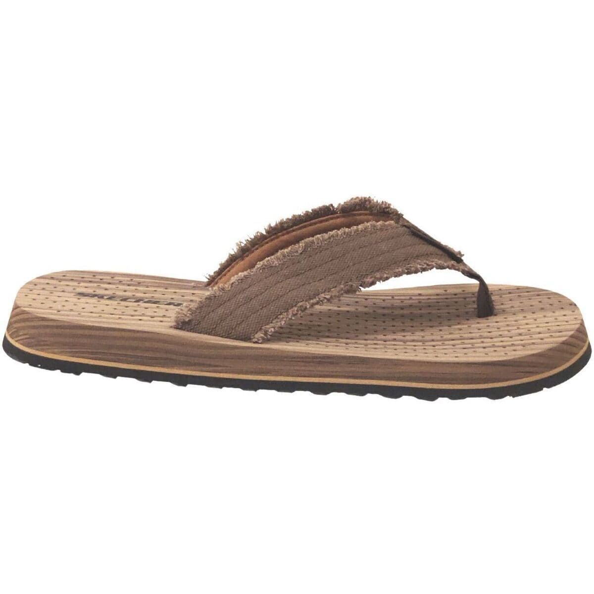 Men's Flip Flops Skechers Brown