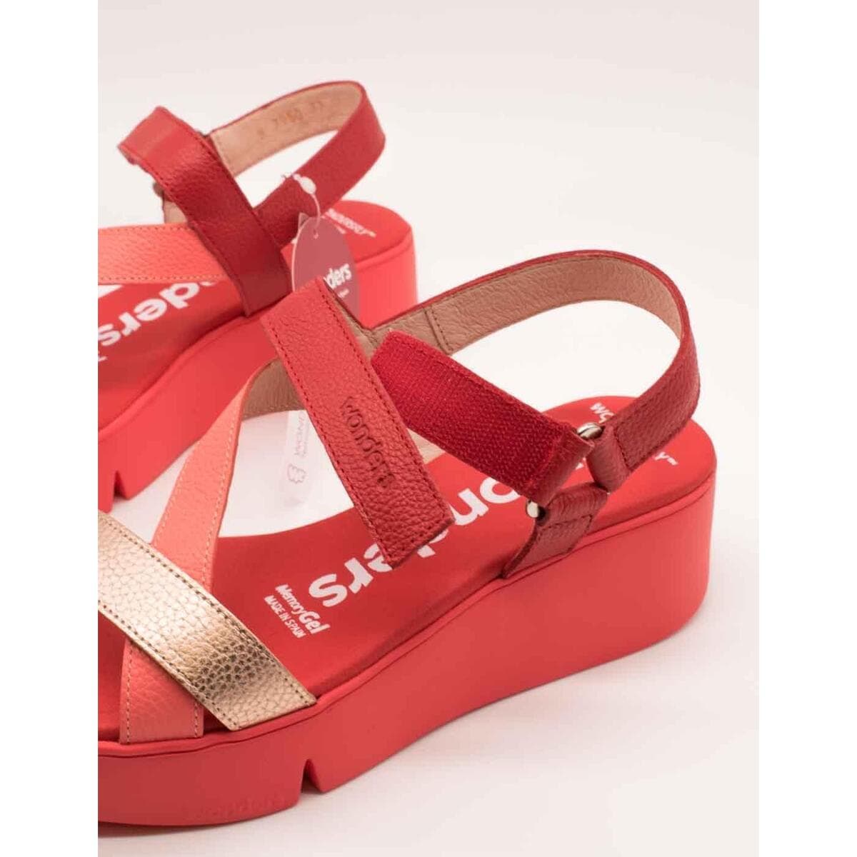 Women's Platforms Wonders Red