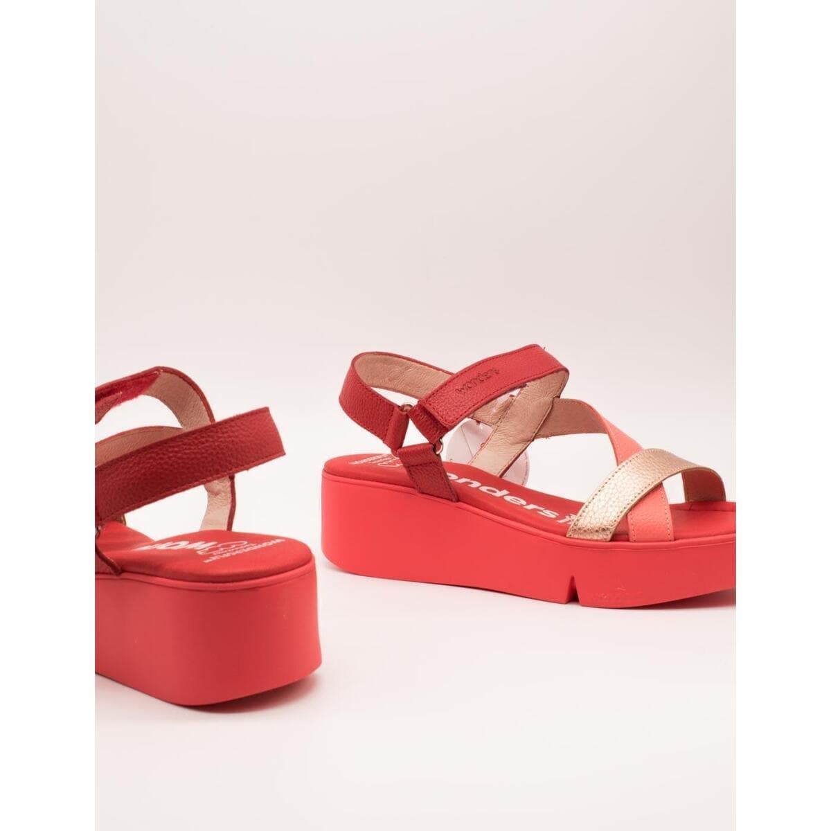 Women's Platforms Wonders Red