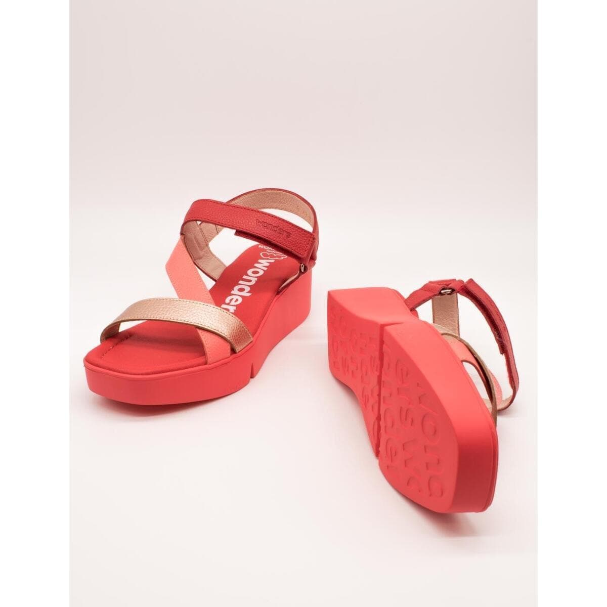 Women's Platforms Wonders Red