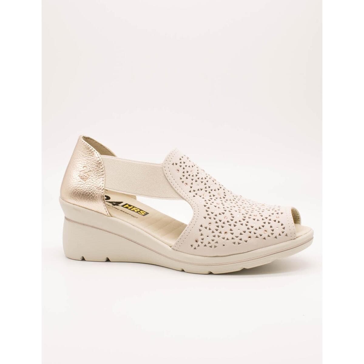 Women's Platforms 24 Hrs Beige