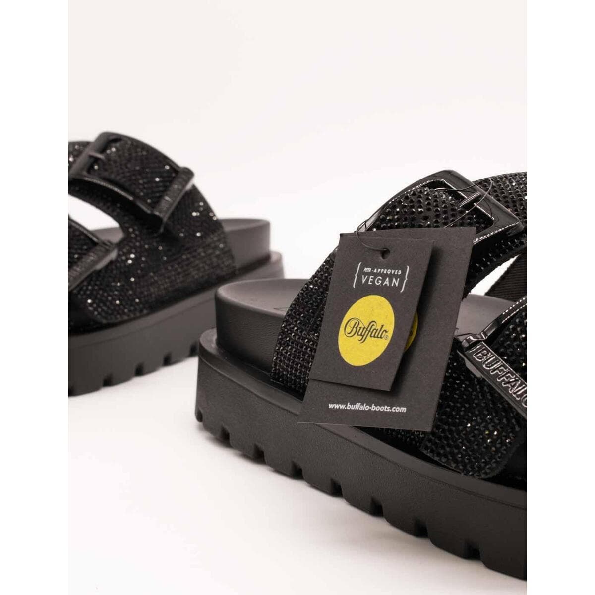 Women's Platforms Buffalo Black