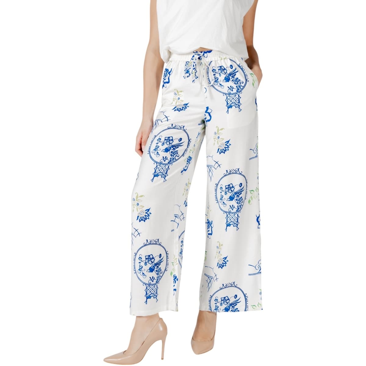 Women's Pants Ichi White
