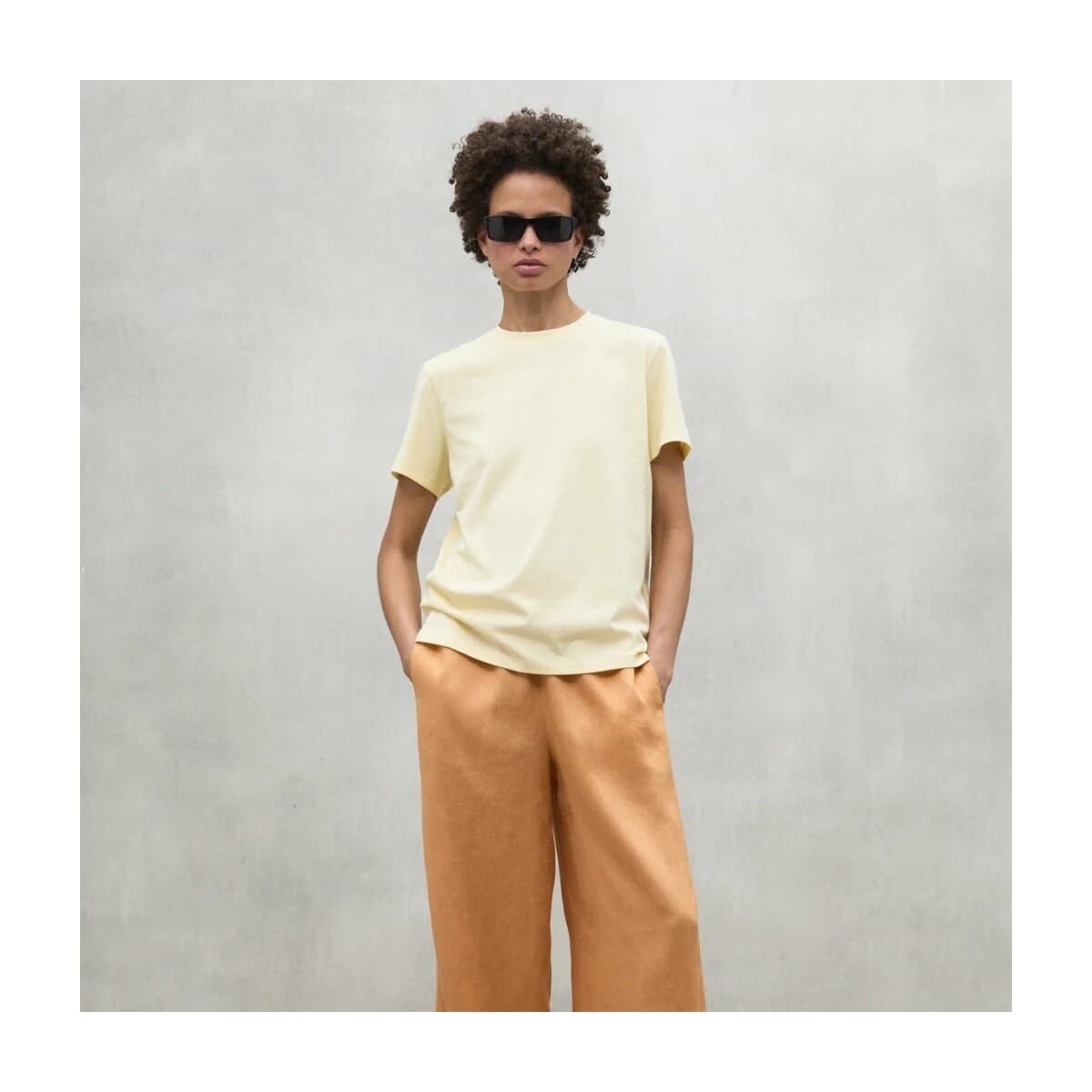 Women's T-Shirts Ecoalf Yellow