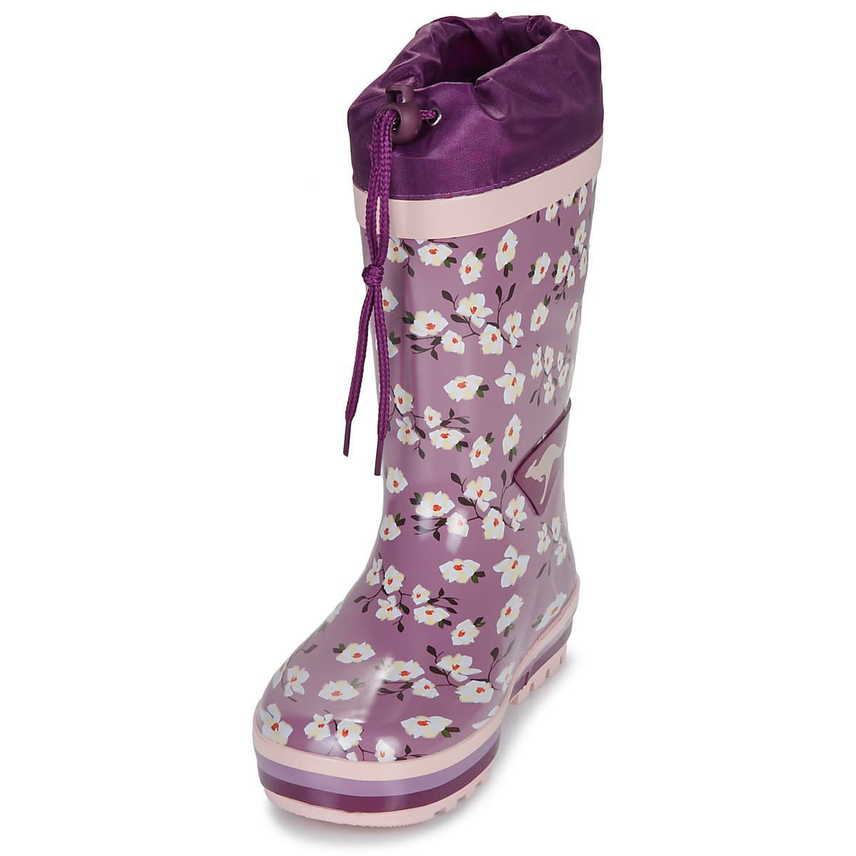 Girls' Wellington Boots Kangaroos Purple