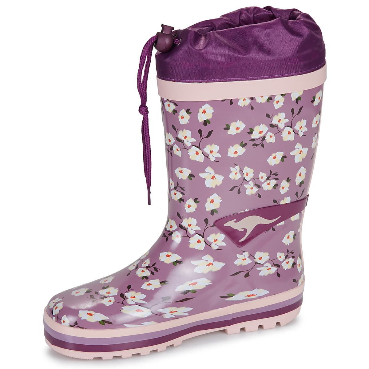 Girls' Wellington Boots Kangaroos Purple