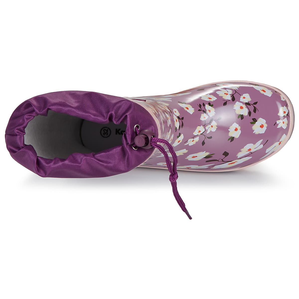 Girls' Wellington Boots Kangaroos Purple