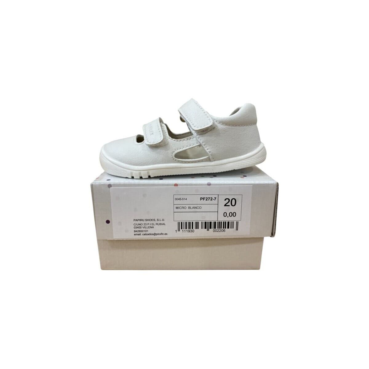 Girls' Sandals Pirufin White