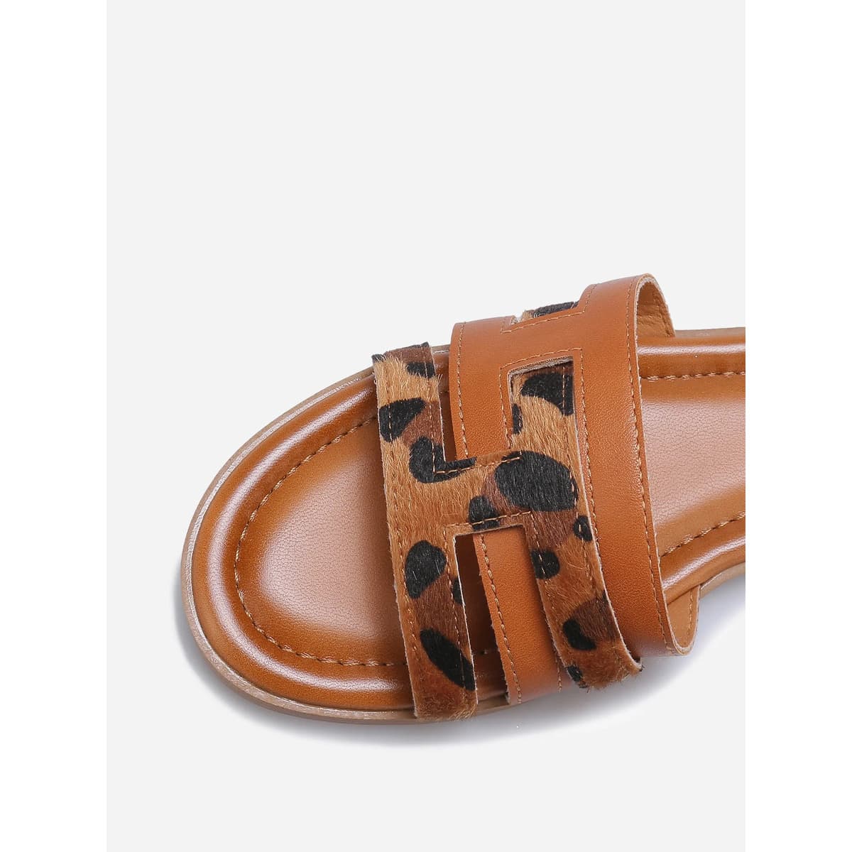 Women's Flip Flops La Modeuse Brown