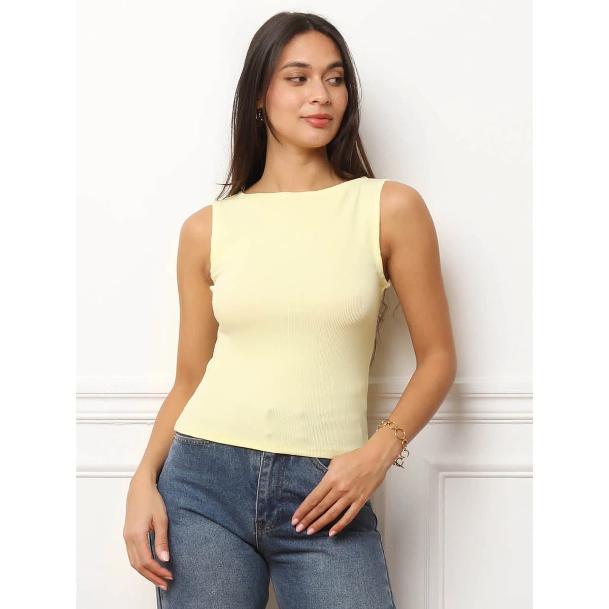 Women's T-Shirts La Modeuse Yellow
