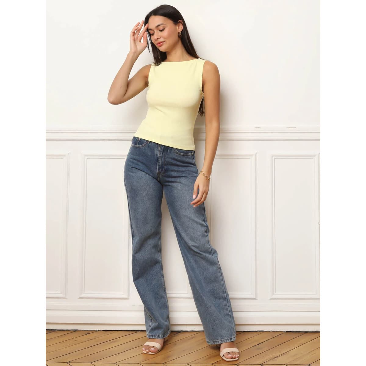 Women's T-Shirts La Modeuse Yellow