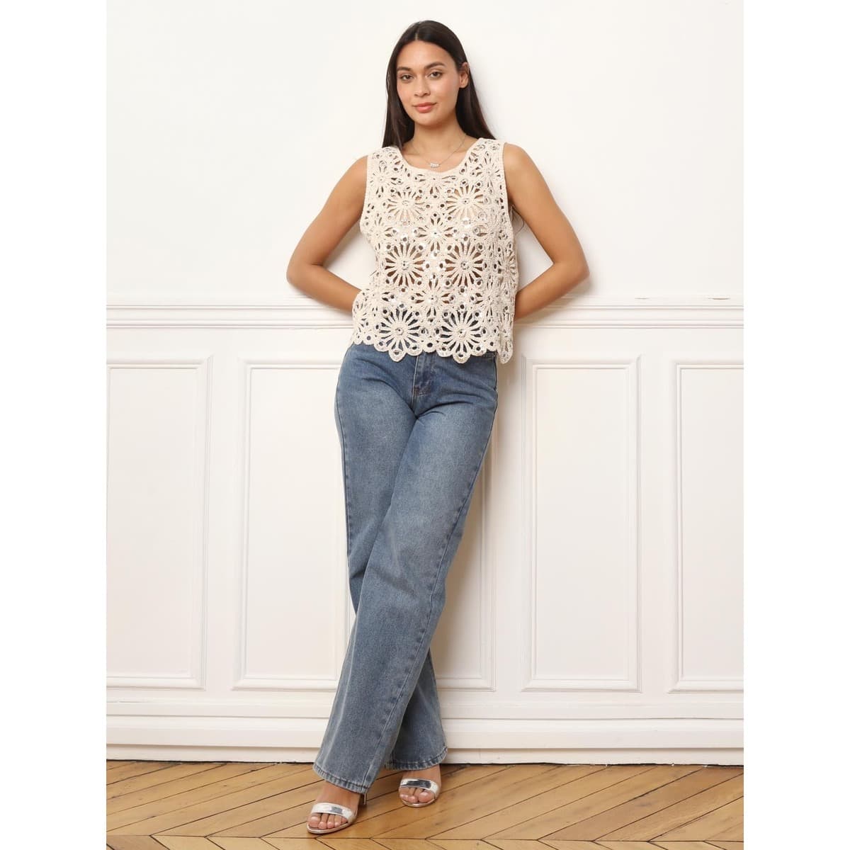 Women's T-Shirts La Modeuse Beige