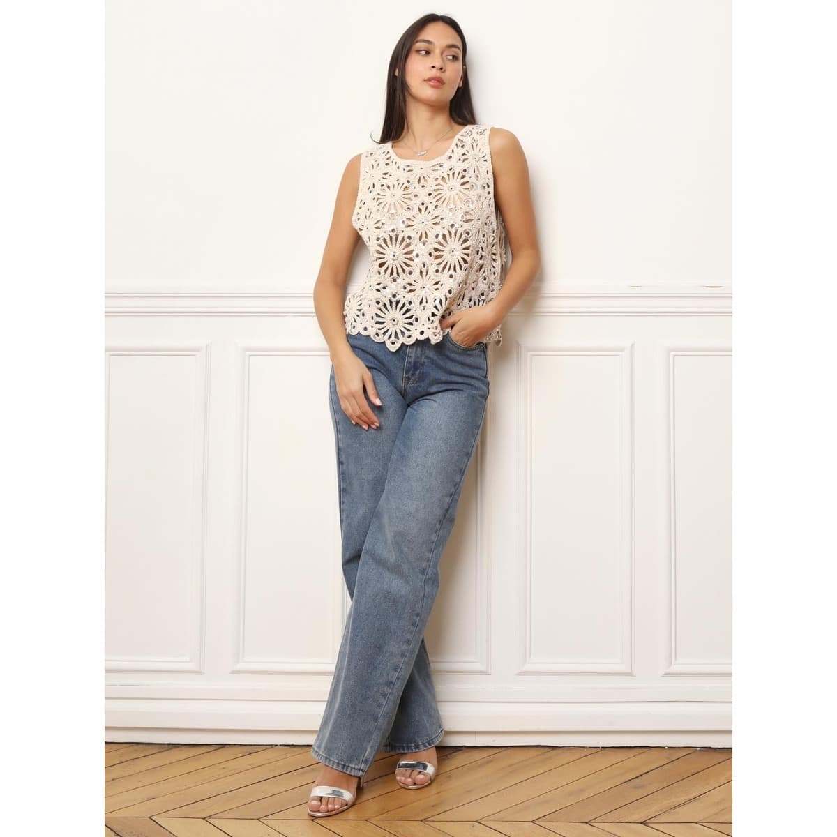 Women's T-Shirts La Modeuse Beige