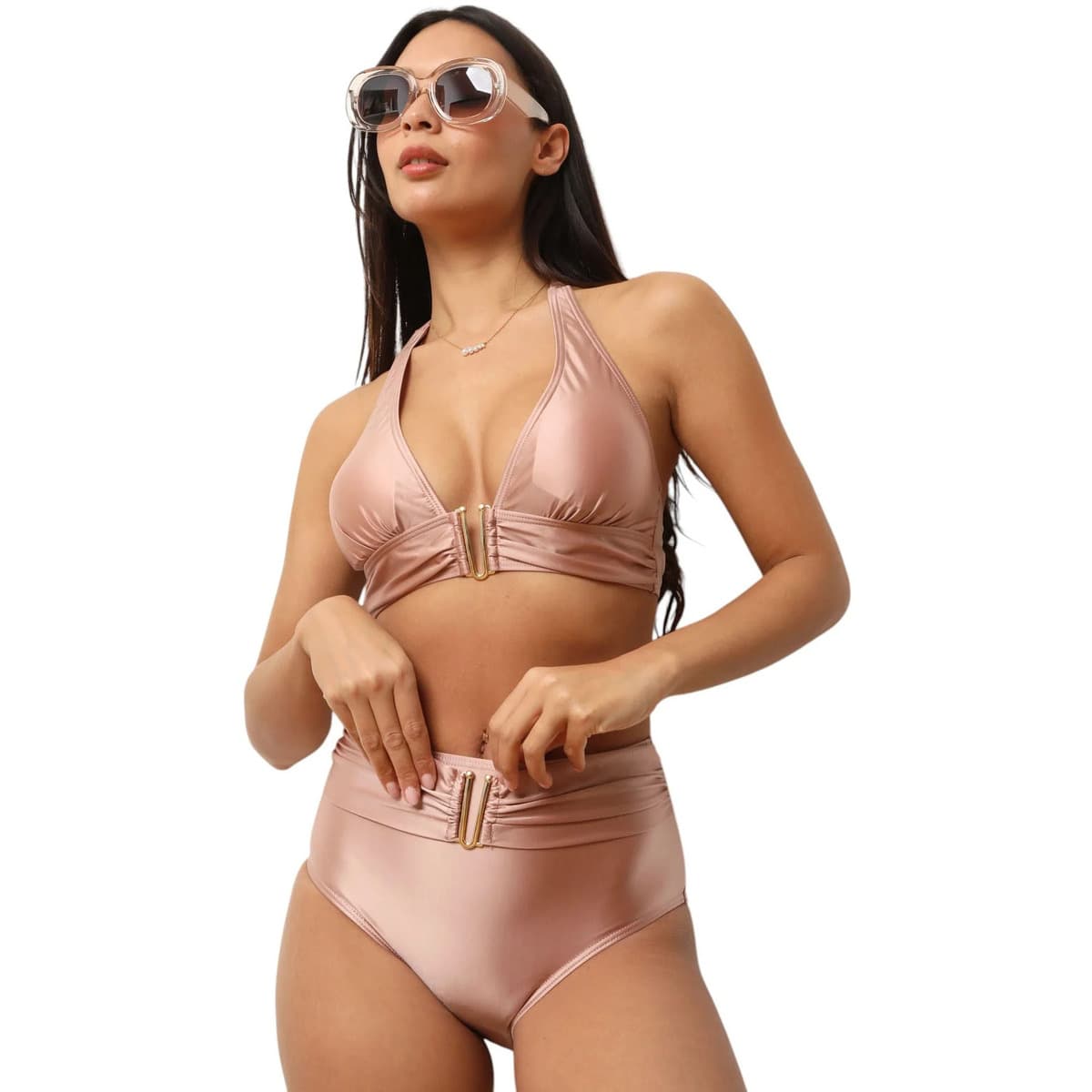 Women's Swimwear La Modeuse Beige