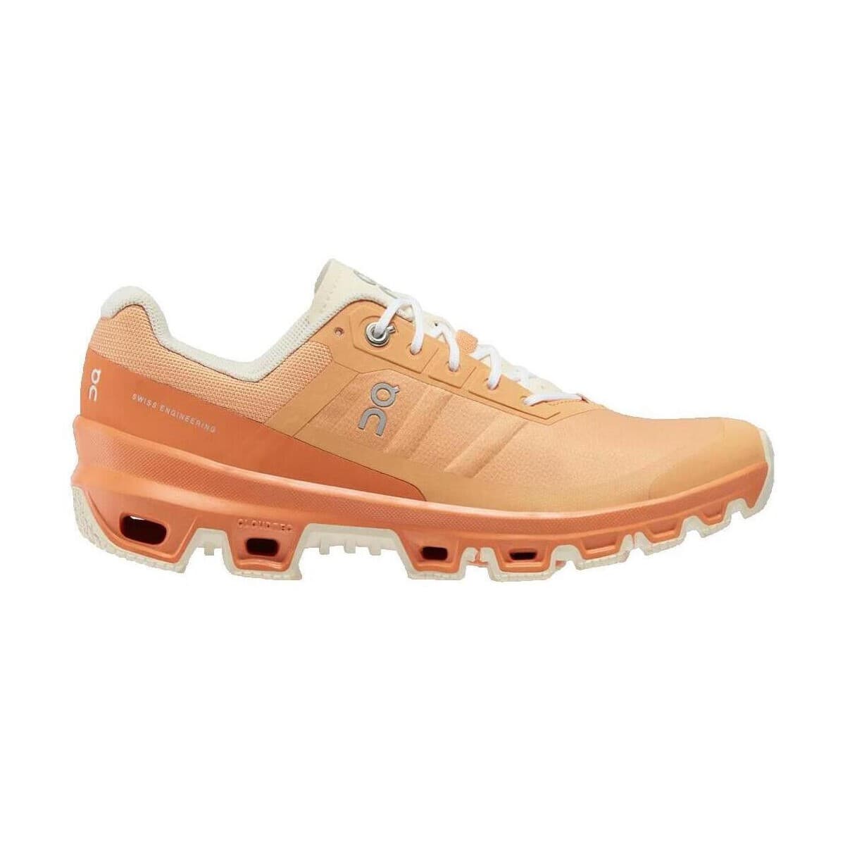 Women's Running Shoes On Running Orange