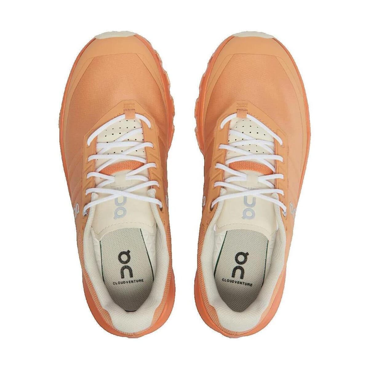 Women's Running Shoes On Running Orange