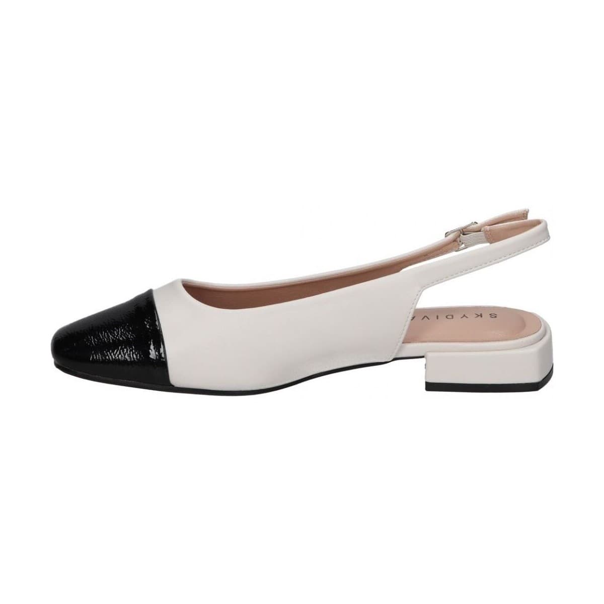 Women's Ballet Flats Skydiva White