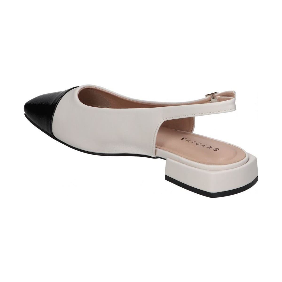 Women's Ballet Flats Skydiva White