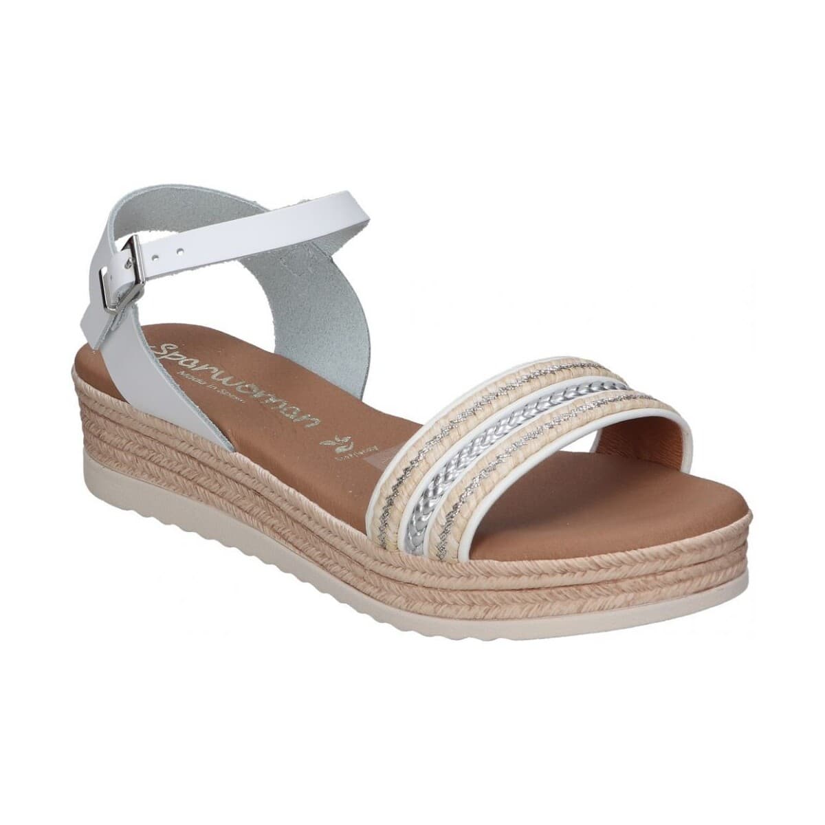 Women's Platforms Spar Woman White