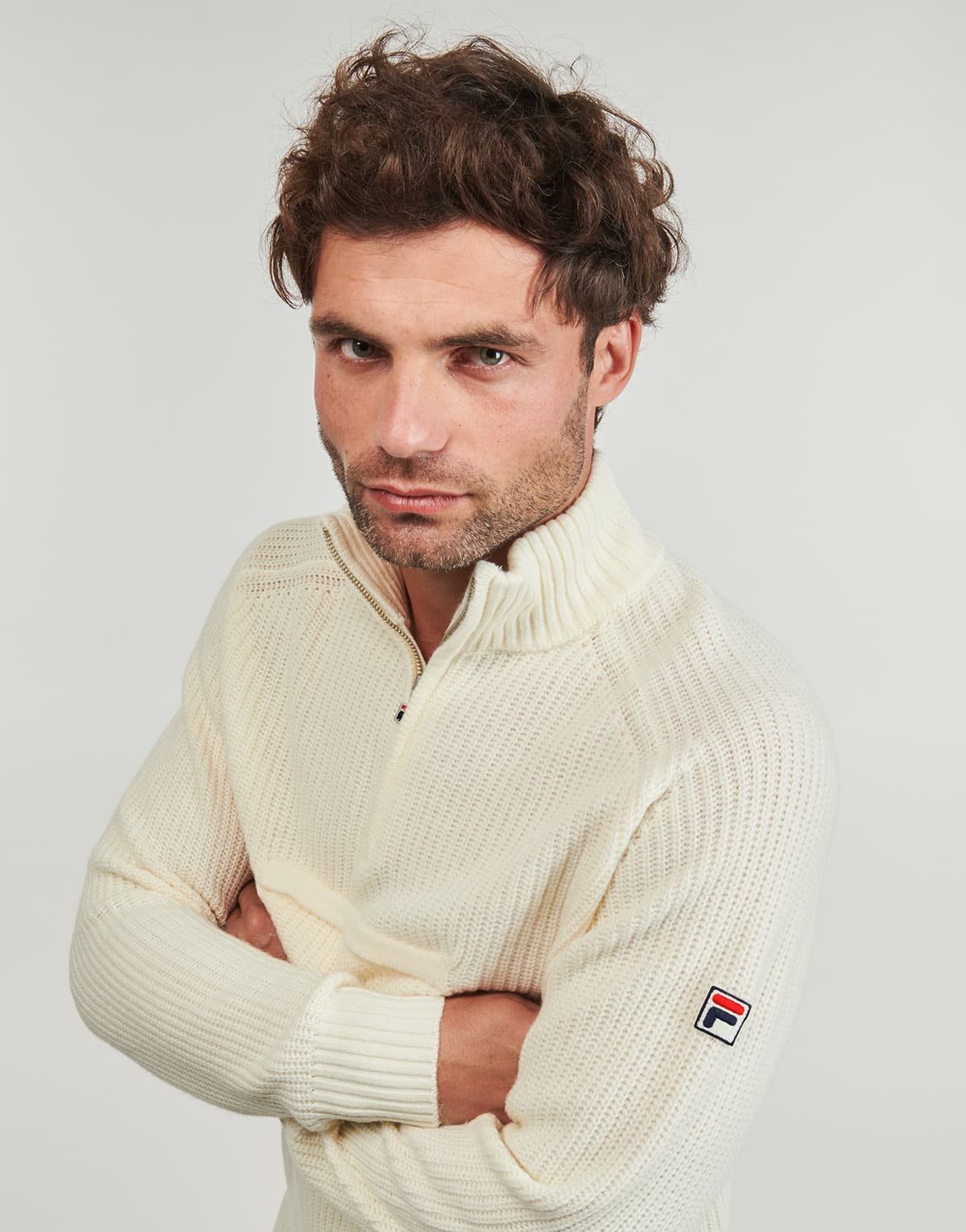 Men's Sweaters Fila White