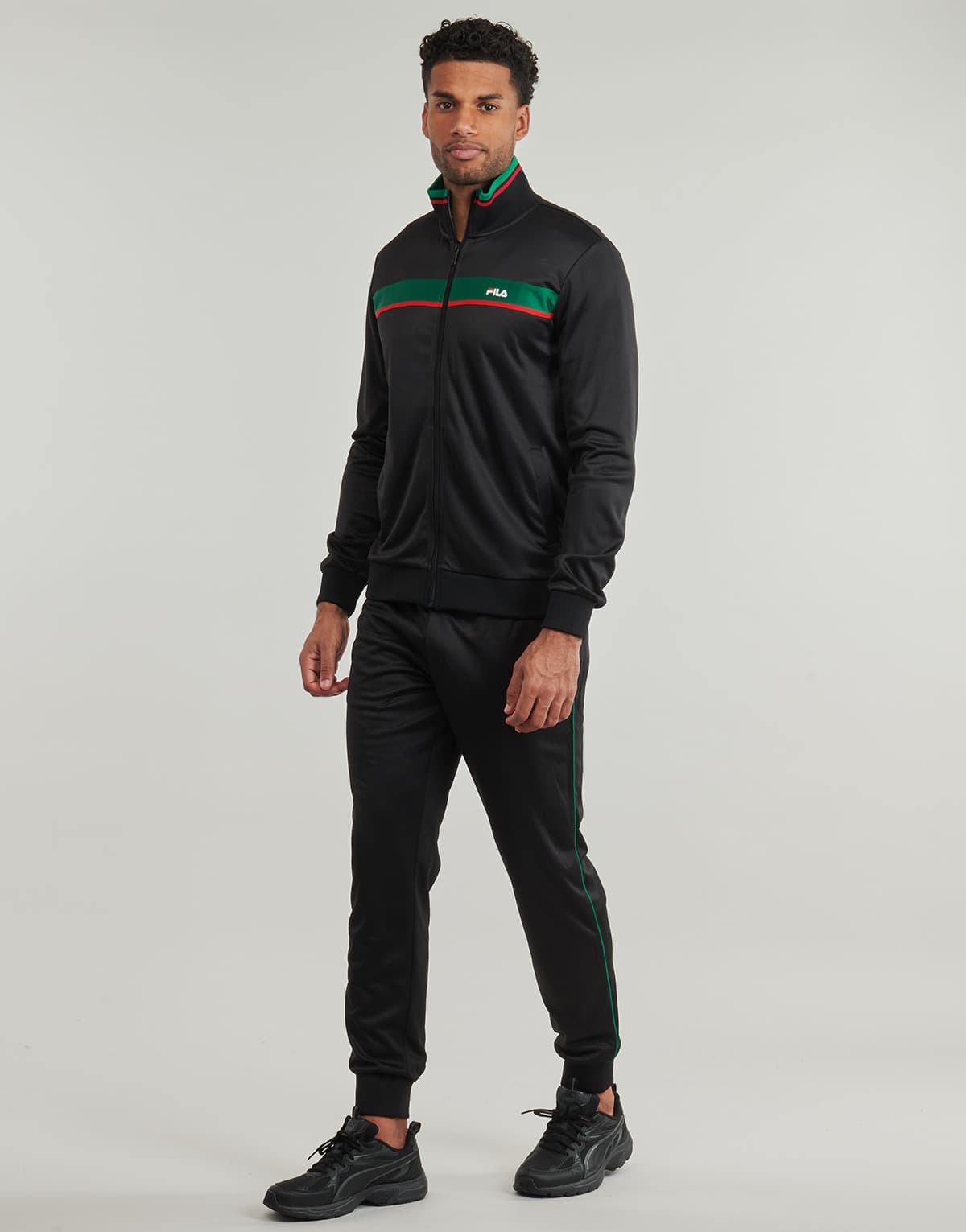 Men's Cardigans Fila Black