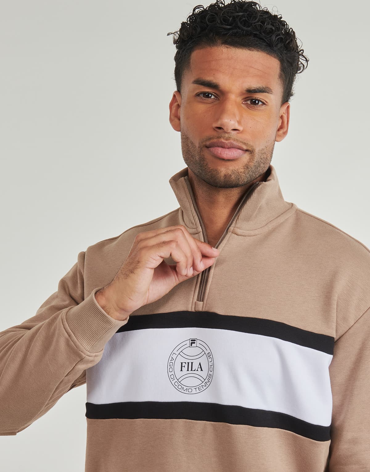 Men's Sports T-Shirts Fila Beige