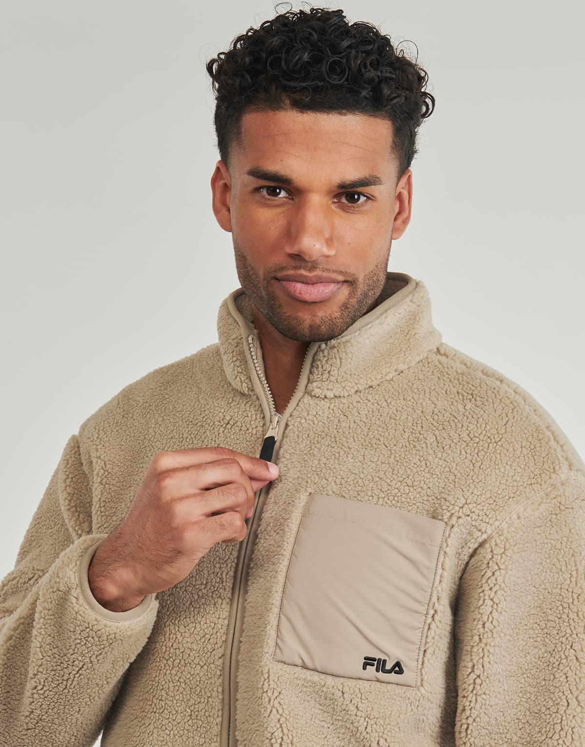 Men's Sweatshirts Fila Beige