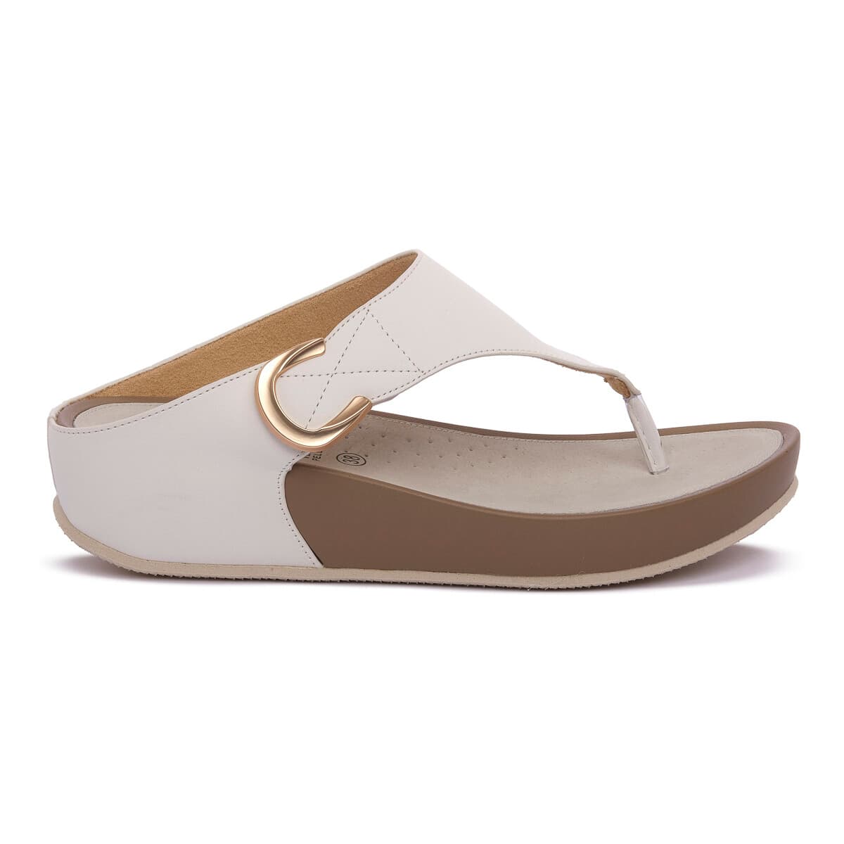 Women's Flip Flops Grunland White