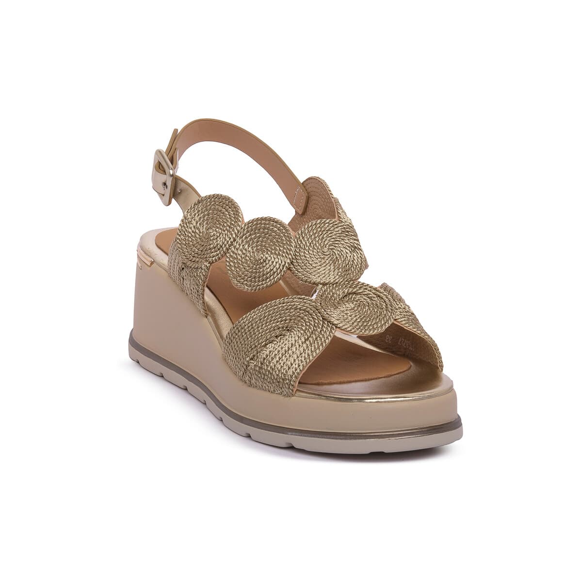 Women's Platforms Keys Beige