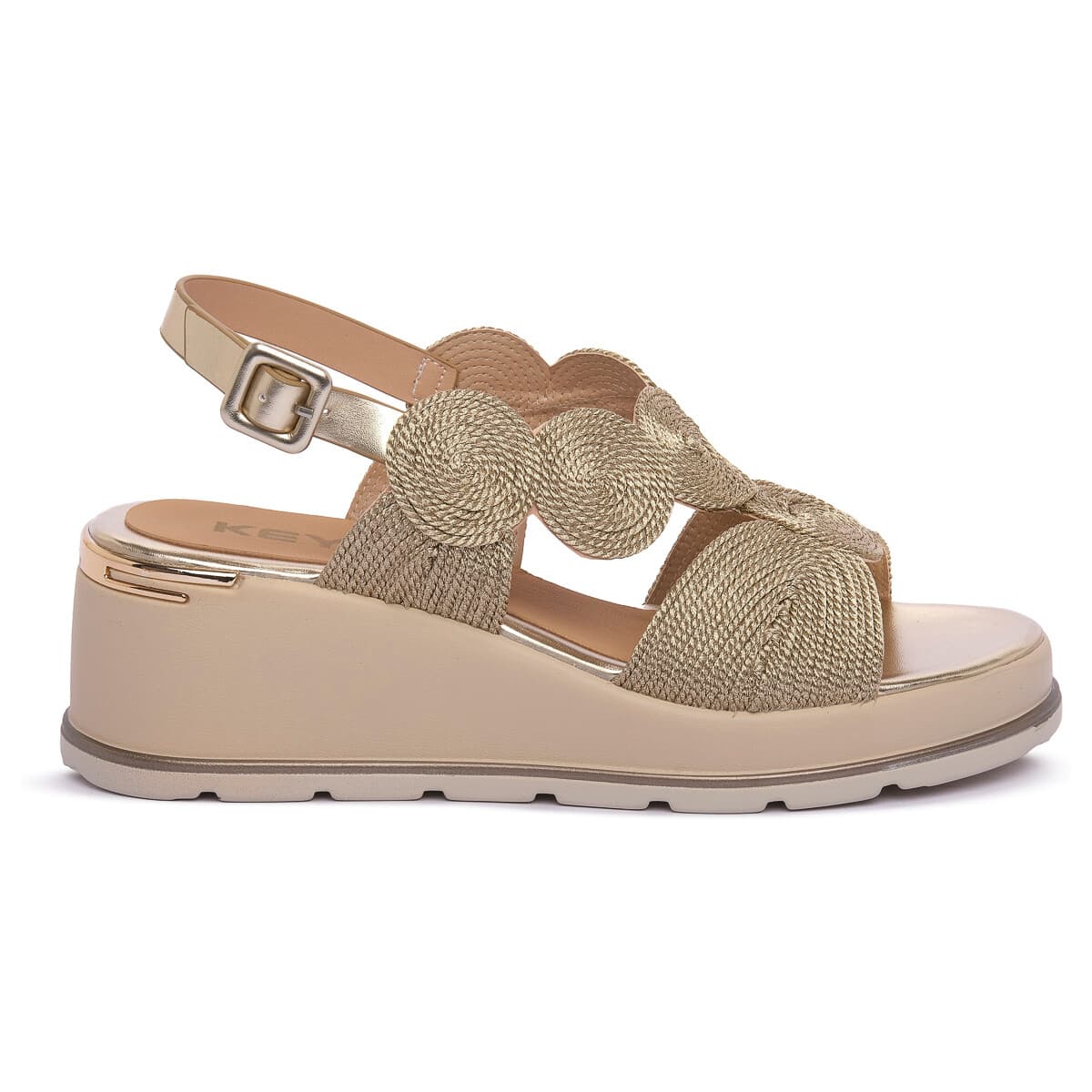 Women's Platforms Keys Beige