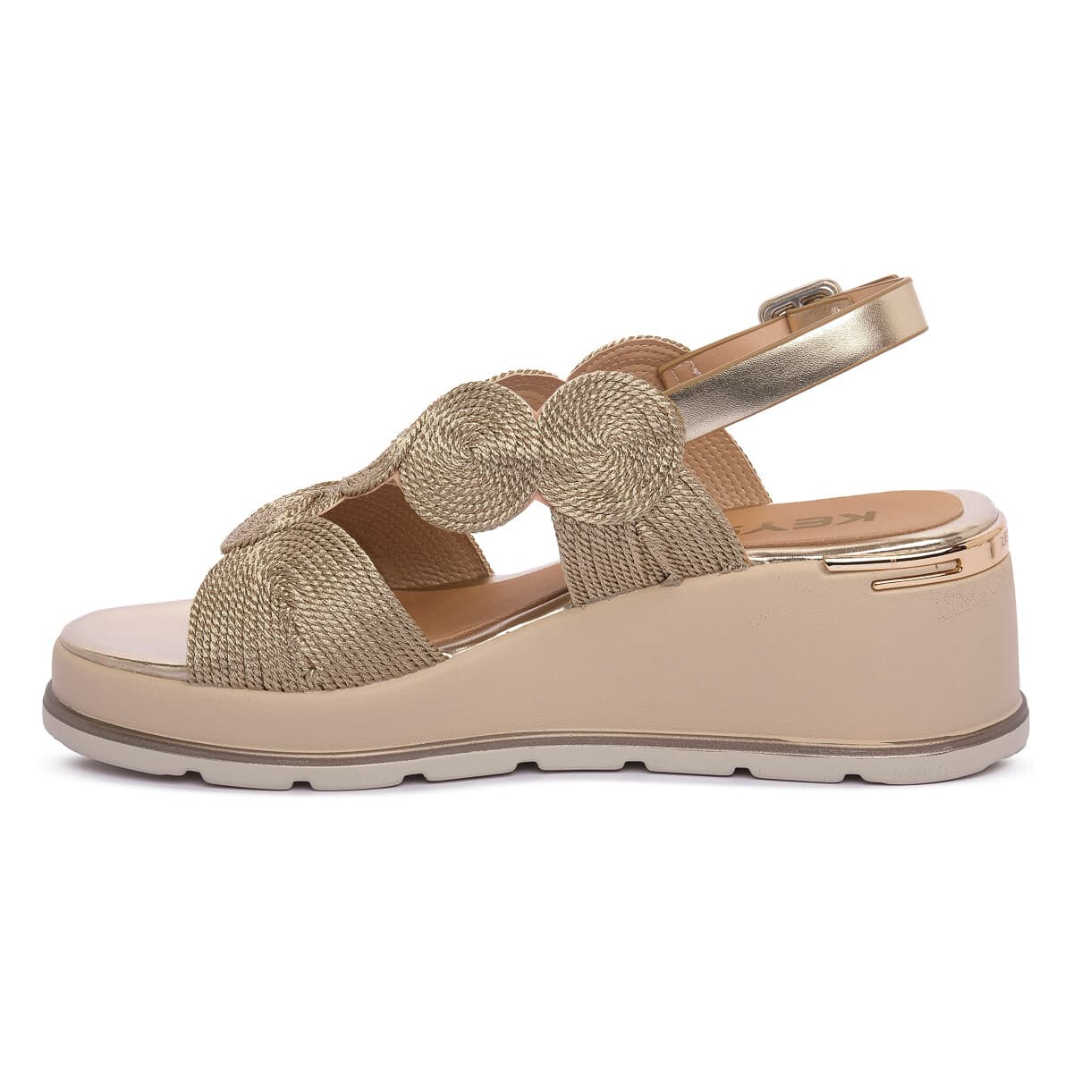 Women's Platforms Keys Beige