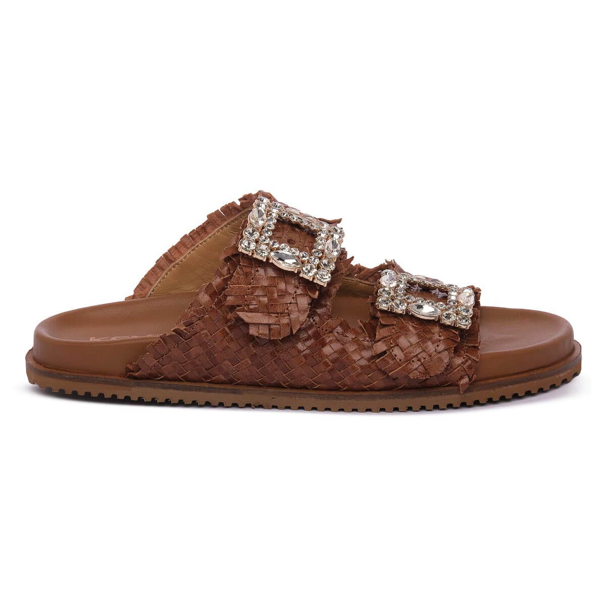 Women's Sandals Keys Brown