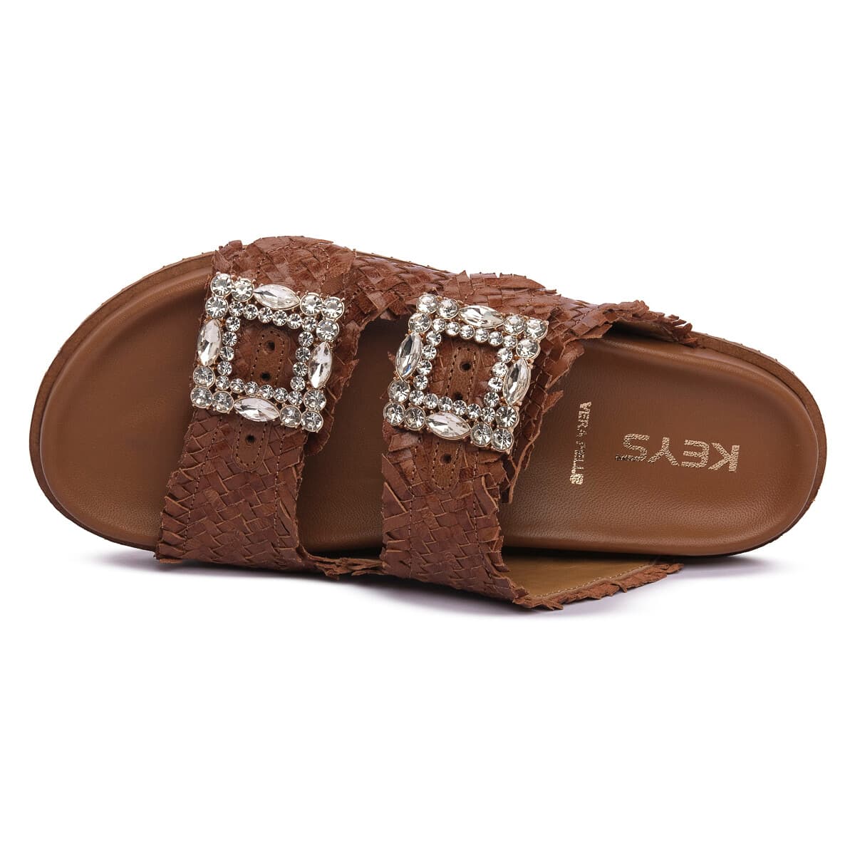 Women's Sandals Keys Brown