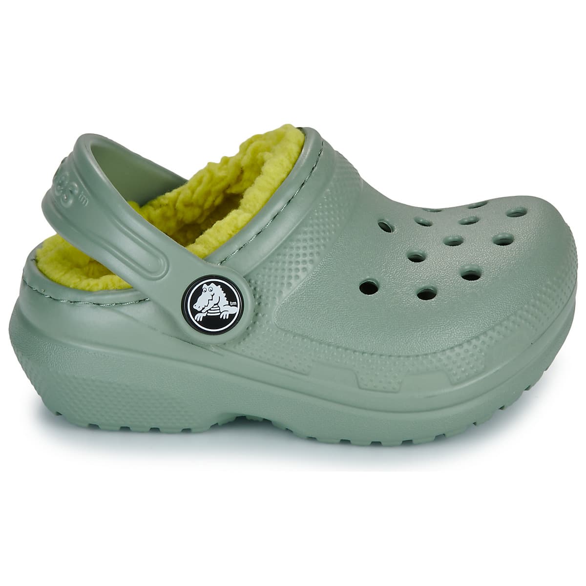 Boys' House Slippers Crocs Khaki