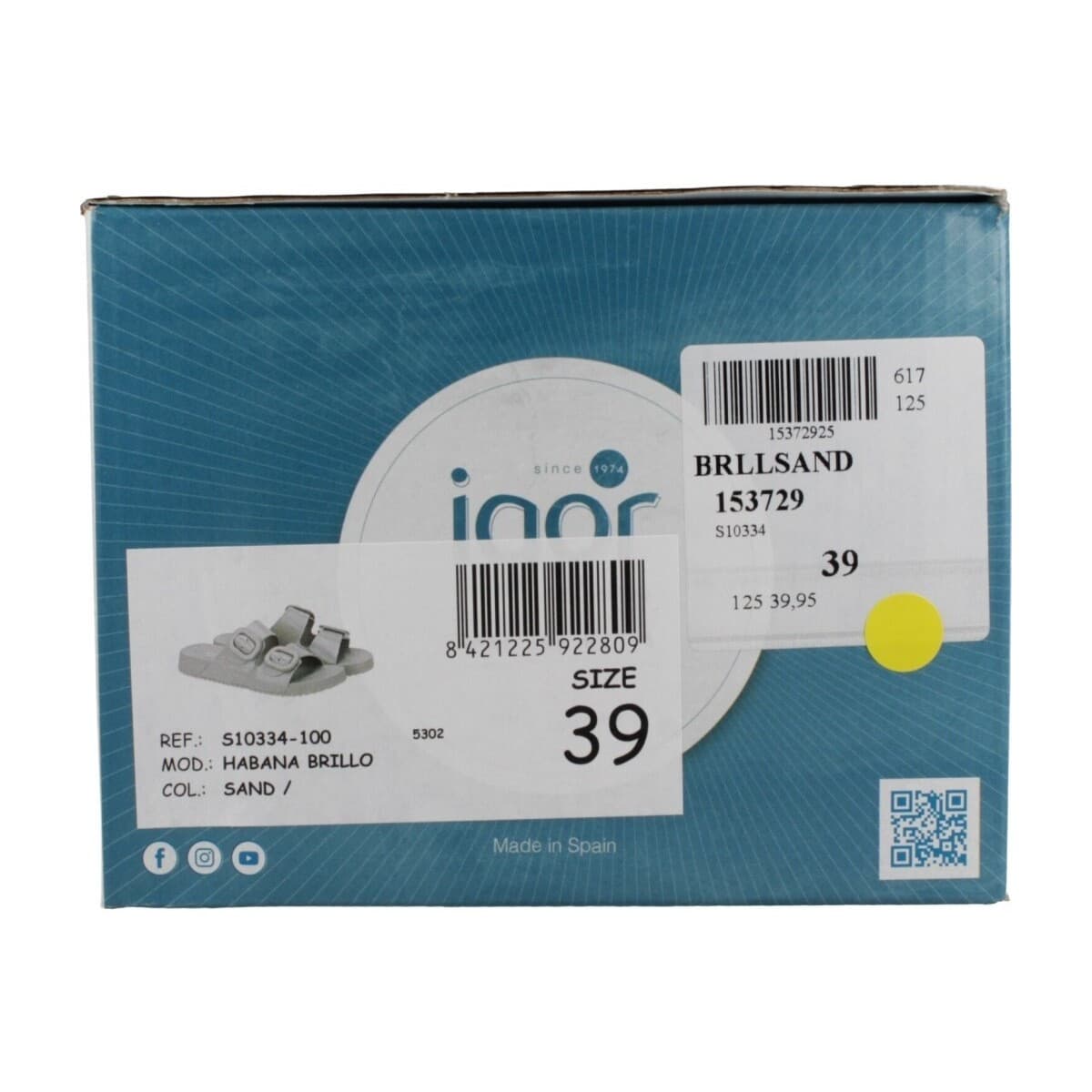 Women's Flip Flops IGOR Brown