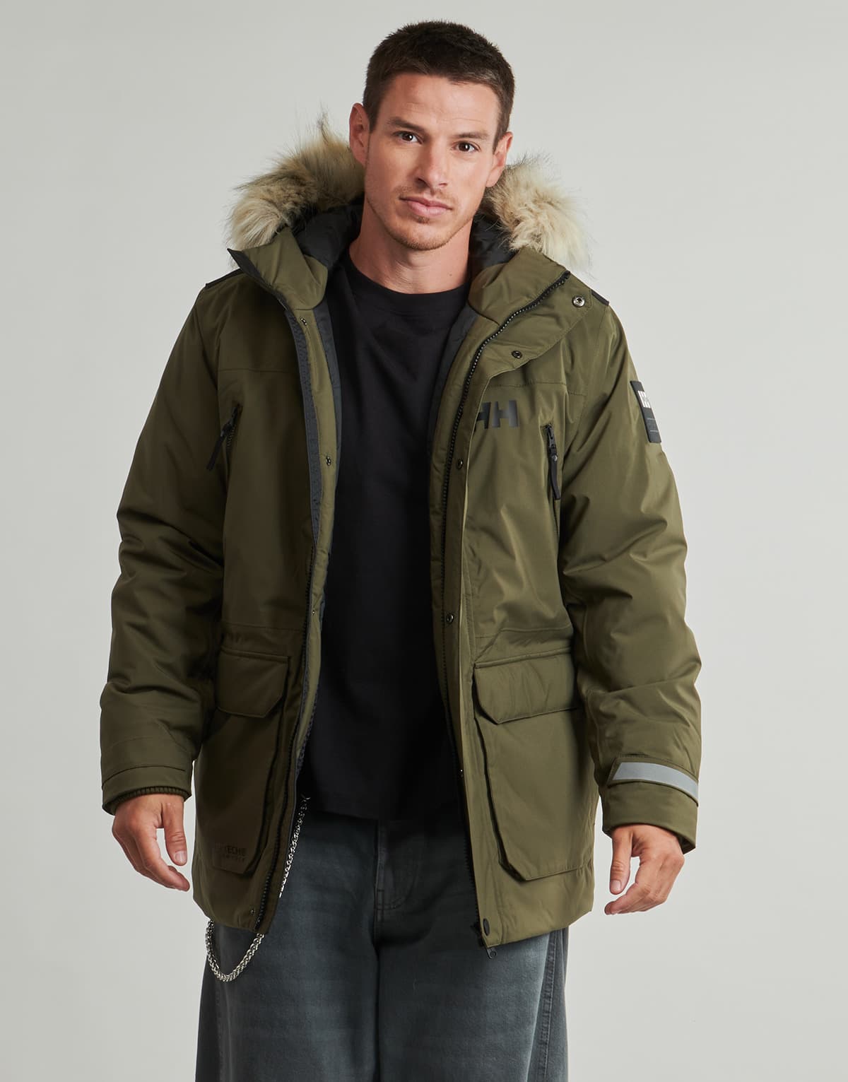Men's Parkas Helly Hansen Khaki