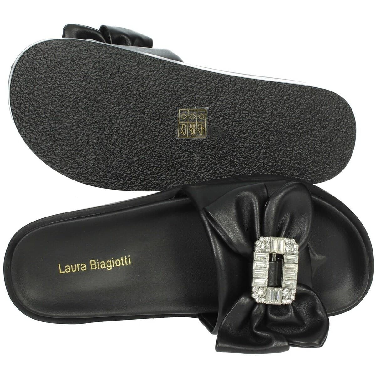 Women's Flip Flops Laura Biagiotti Black
