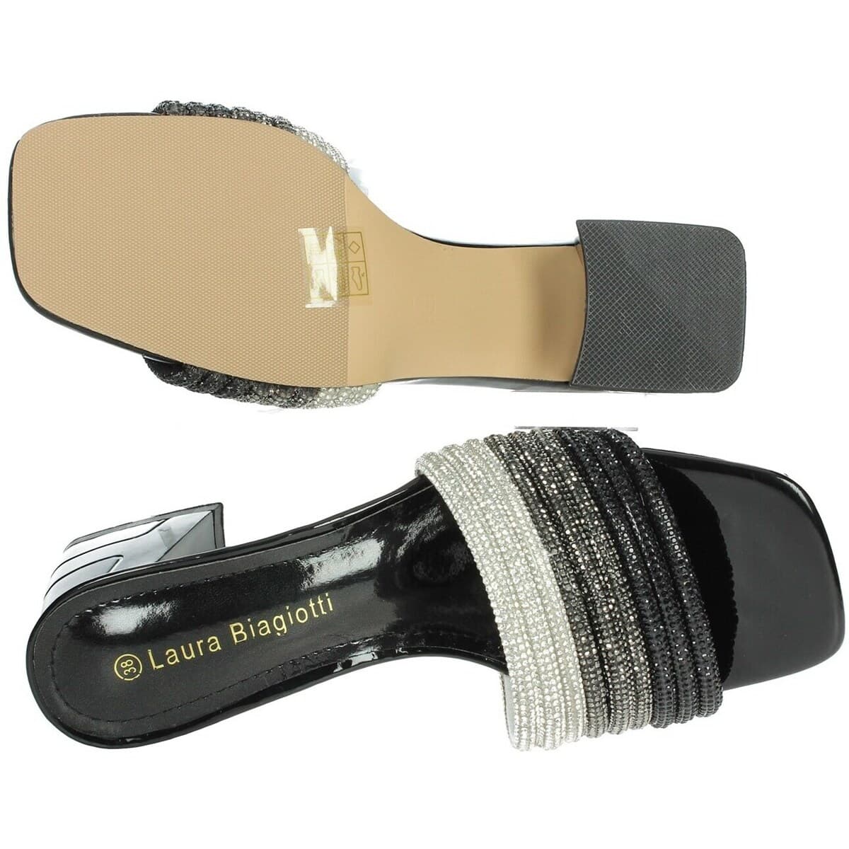 Women's Flip Flops Laura Biagiotti Black