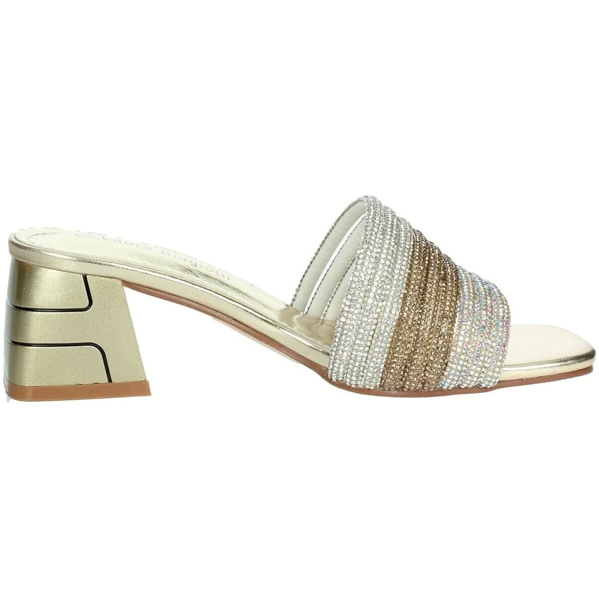 Women's Flip Flops Laura Biagiotti Gold