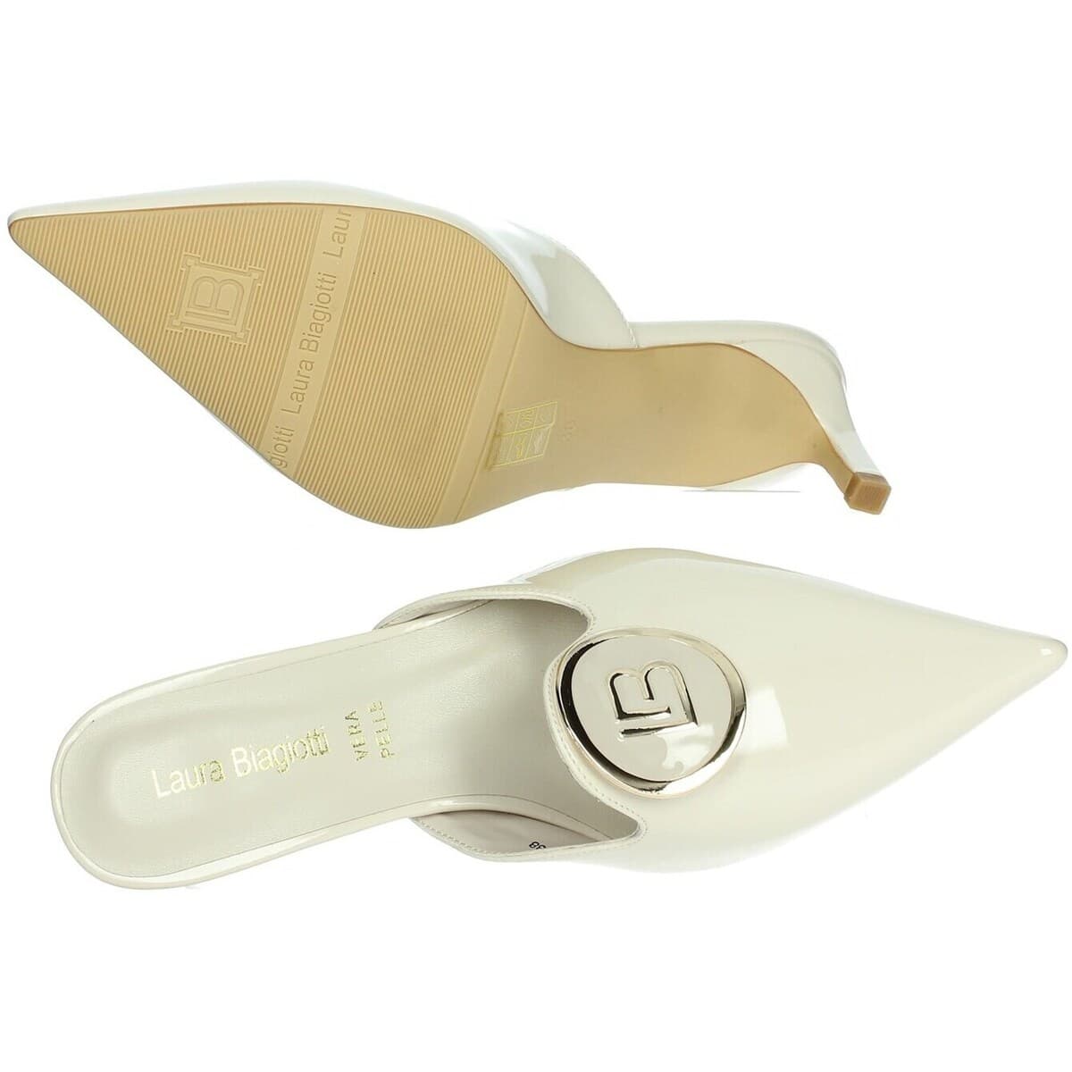 Women's Flip Flops Laura Biagiotti Beige