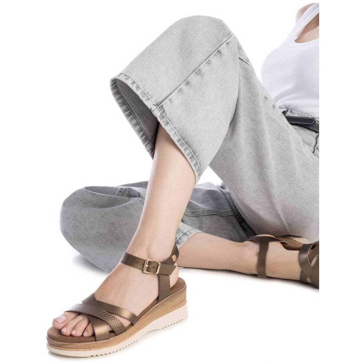 Women's Platforms Xti Gold