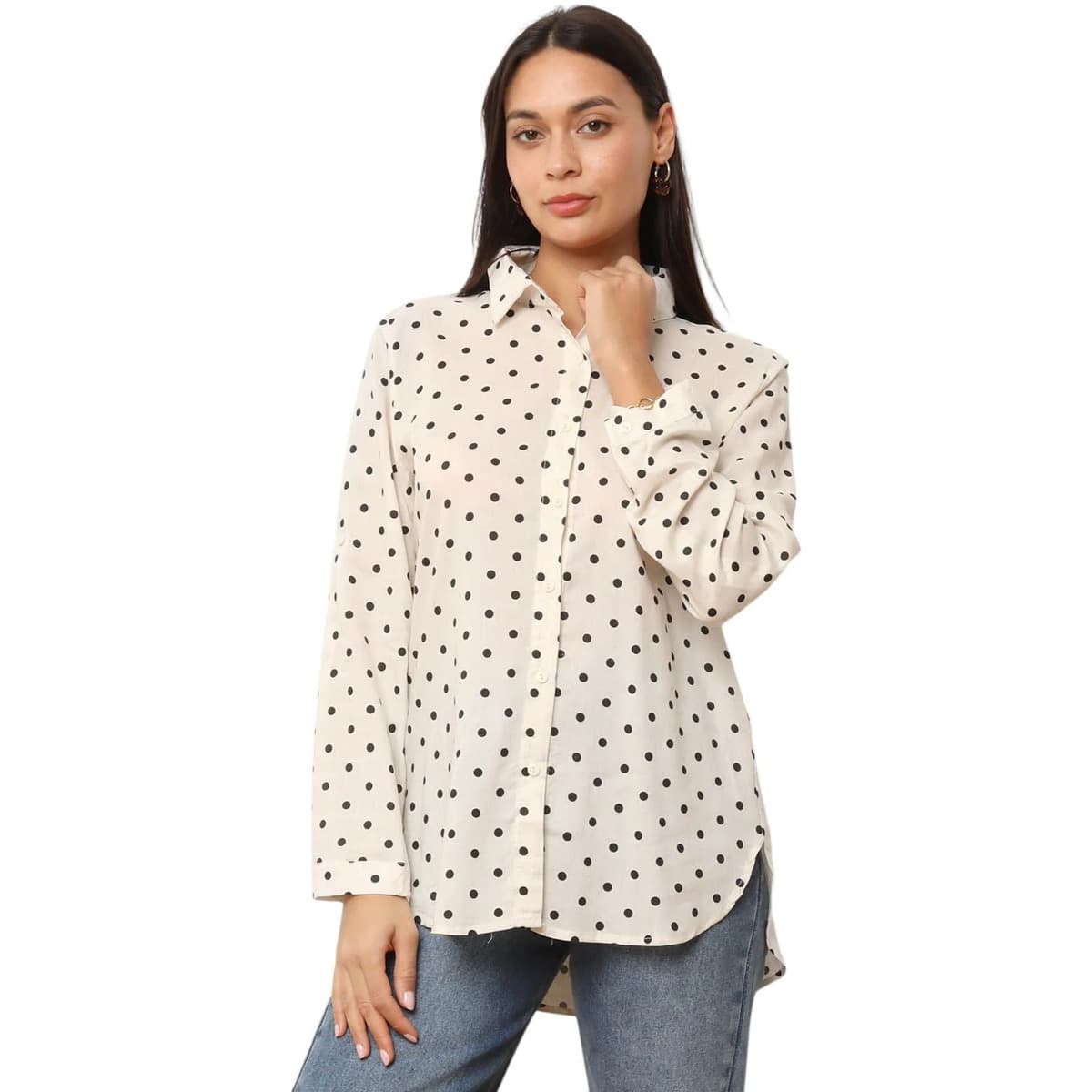 Women's Shirts La Modeuse Beige