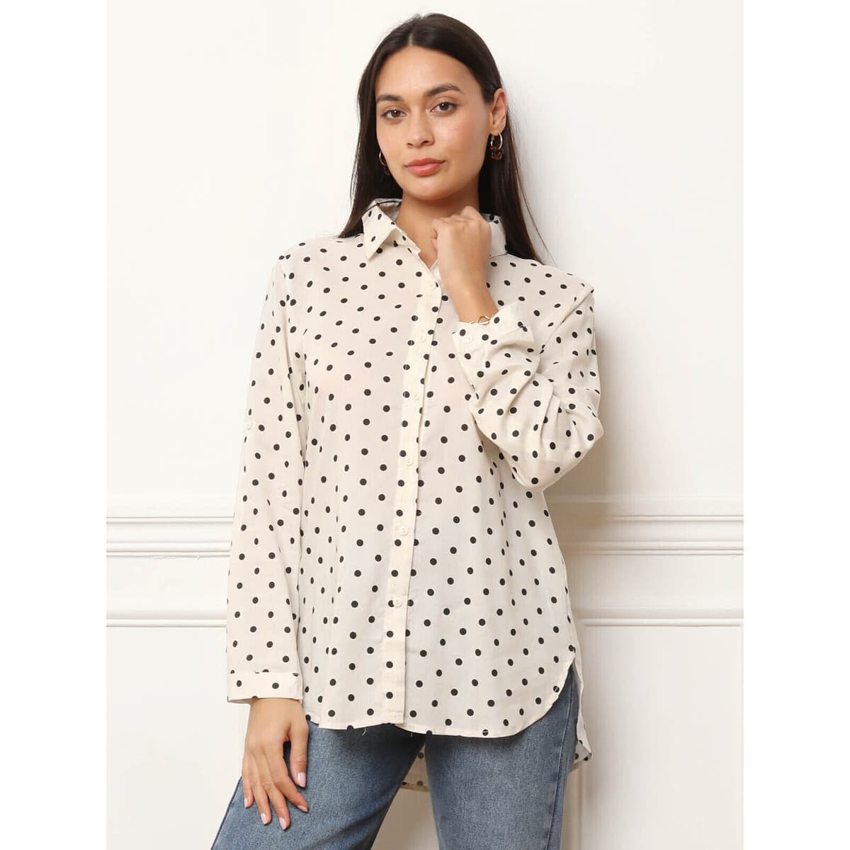 Women's Shirts La Modeuse Beige